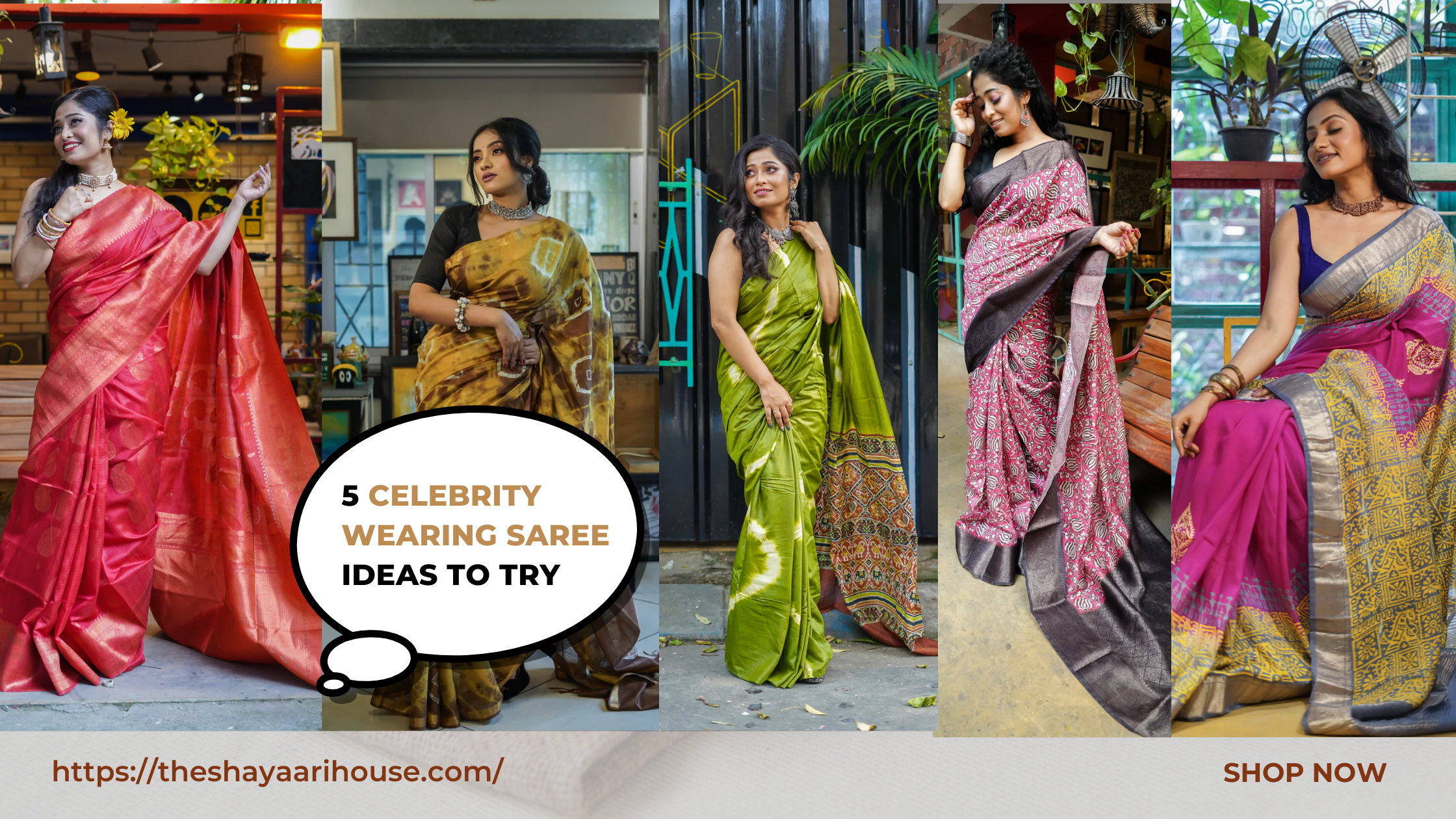 5 Celebrity Wearing Saree Ideas to Try