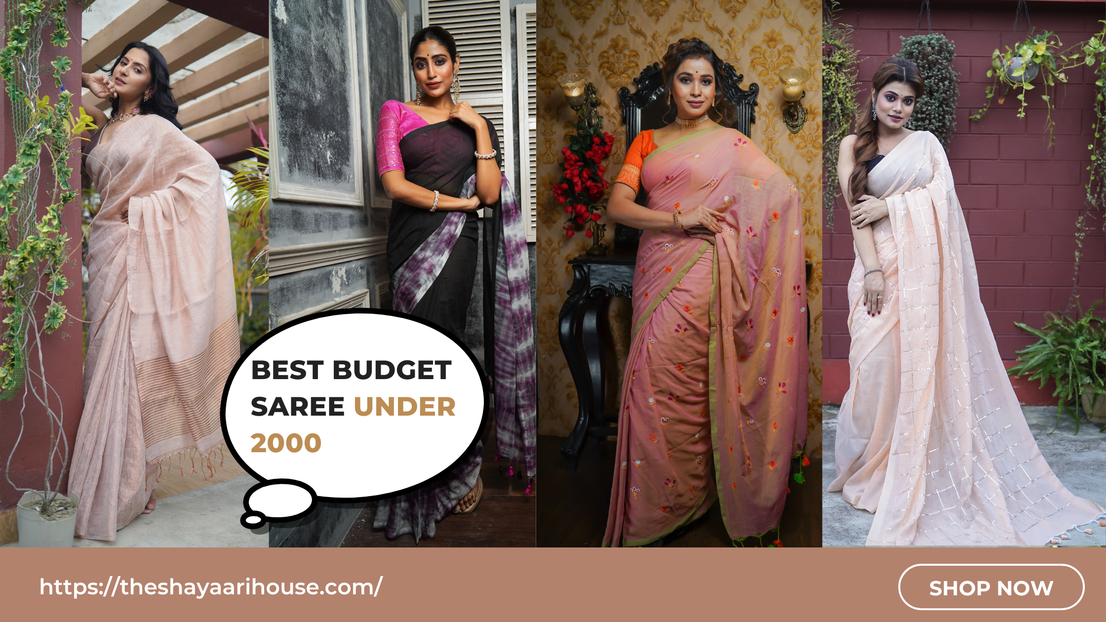 4 Best Styles of Budget Saree Under 2000