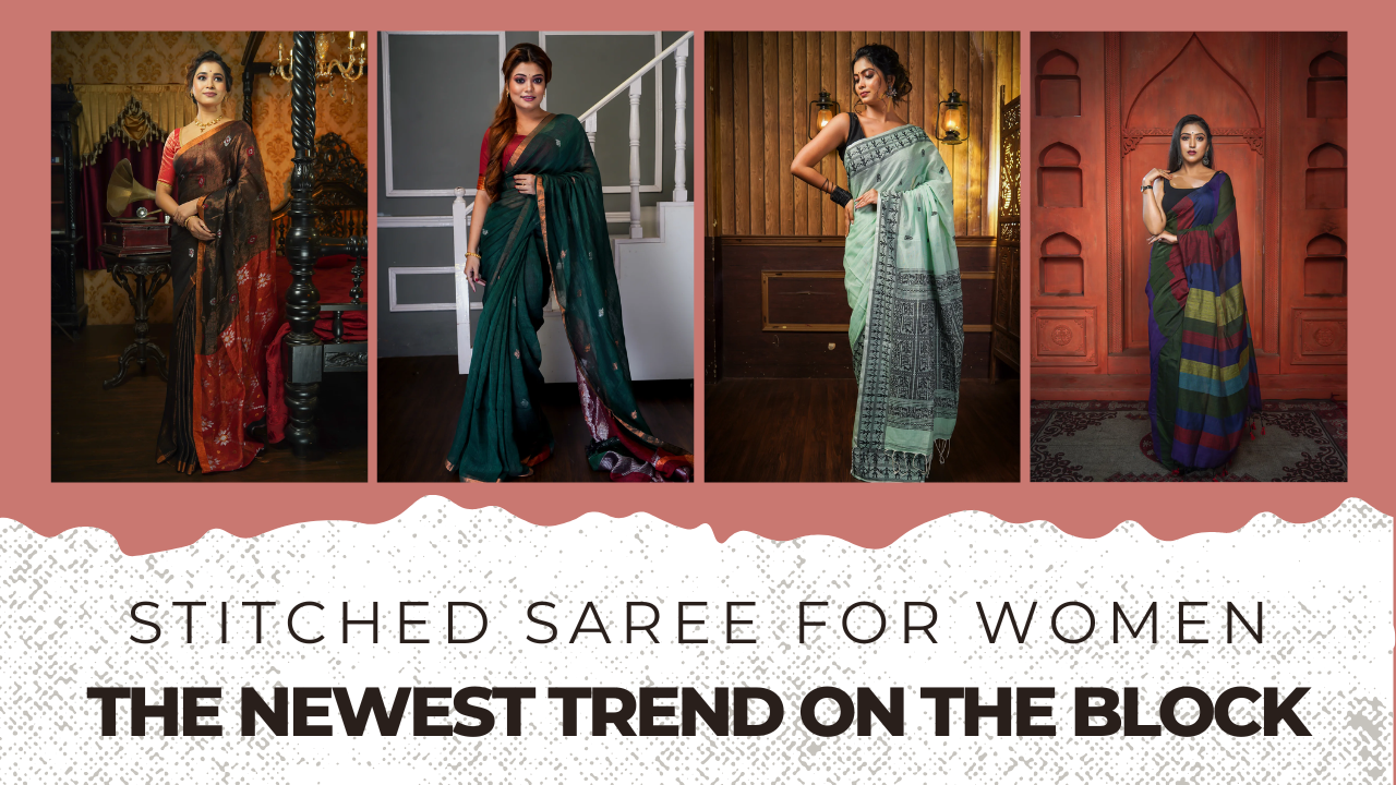 Stitched Saree For Women: The Newest Trend on the Block